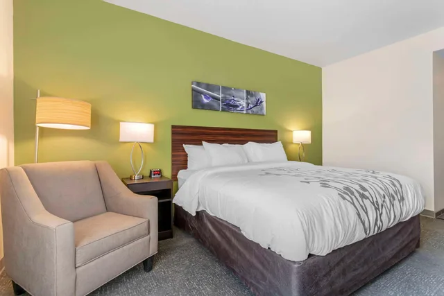 Efficiency, King Bed، Sleep Inn & Suites Liberty TX 1/3