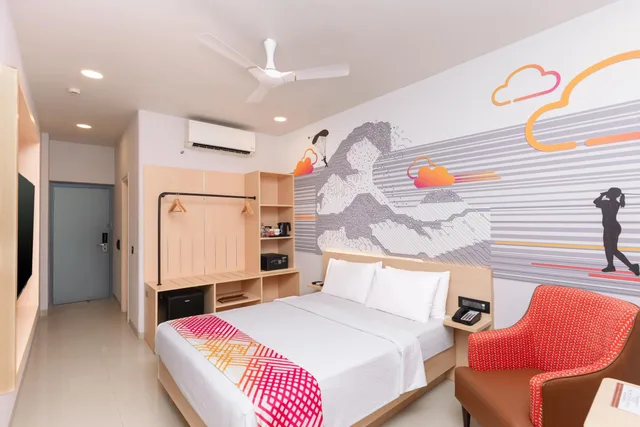 غرفة سوبيريور بسرير كوين، Ginger East Delhi 3/6