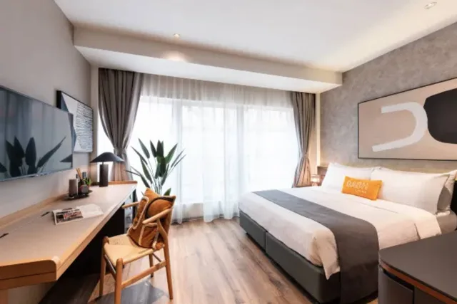 غرفة تنفيذية بسرير كينج، Dash Living on Prat 1/1