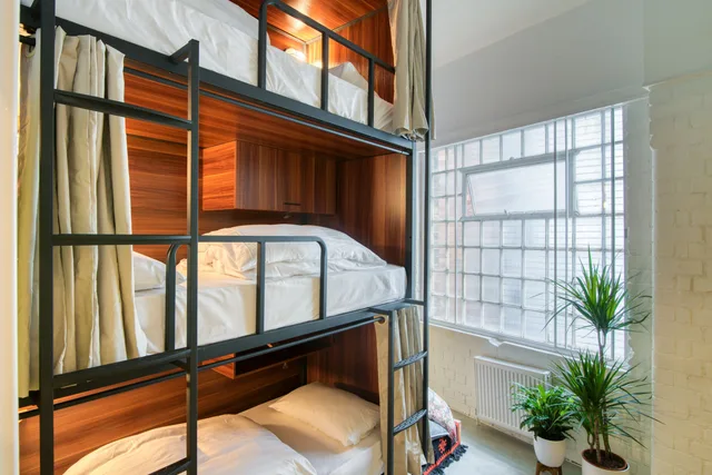 غرفة قياسية بسريرين منفصلين وأسرّة بطابقين، PH Hostel Birmingham 4/4