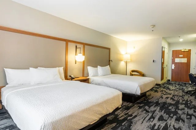 غرفة بسريرين كوين، Fairfield Inn Suites Rancho Cordova 3/4