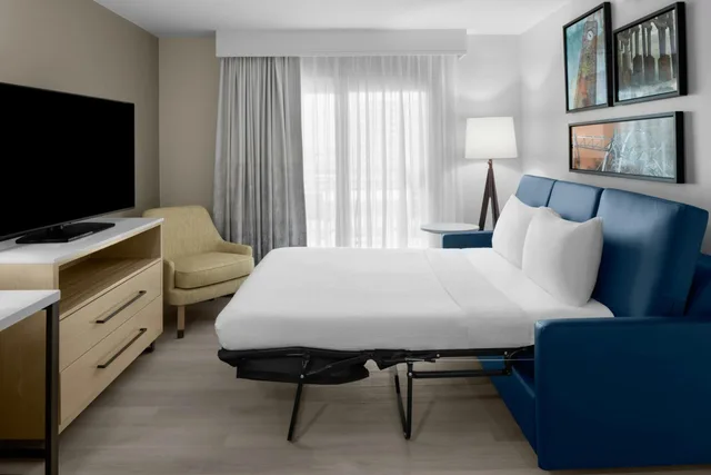 جناح بسرير كوين بغرفة نوم واحدة بجاكوزي، Residence Inn By Marriott Daytona Beach Oceanfront 3/9