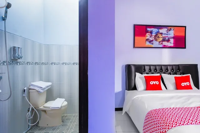 غرفة قياسية بسرير مزدوج، OYO 3387 Nakula Homestay Syariah 3/3