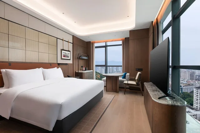 غرفة بريميير بسرير كينج للمدخنين، Wyndham Fuzhou Gulou 2/6