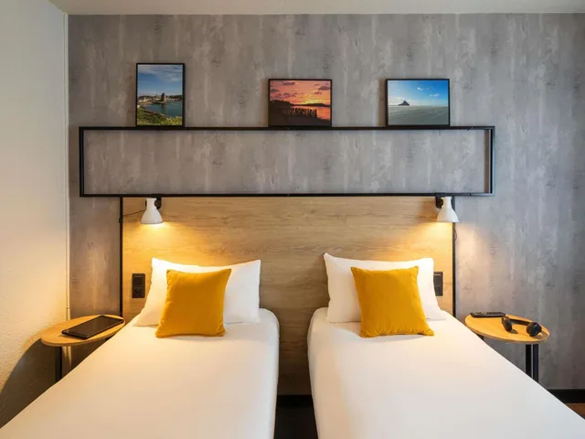 غرفة قياسية بسرير مزدوج وسرير فردي، Ibis St Malo La Madeleine 8/10