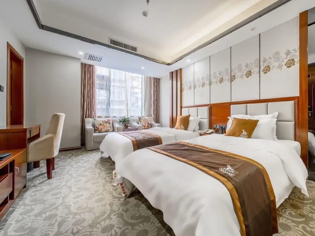 غرفة ديلوكس بسريرين منفصلين، GreenTree Eastern Kunming Baiyun Road Tongde Square Hotel 1/3
