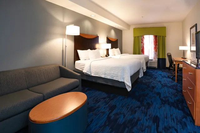 غرفة بسريرين كوين، Fairfield Inn And Suites Grand Island 3/3