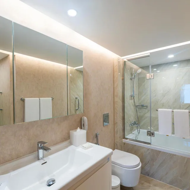 شقة ديلوكس عائلية بـ3 غرف نوم بمطبخ، Hyatt Regency Galleria Residence Dubai 7/9