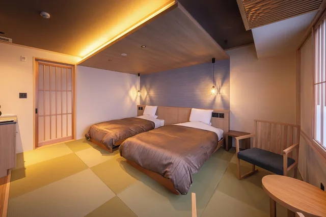 Superior, 2 Double Beds, Beppu Kankaiji Onsen Ryotei Matsubaya 1/1
