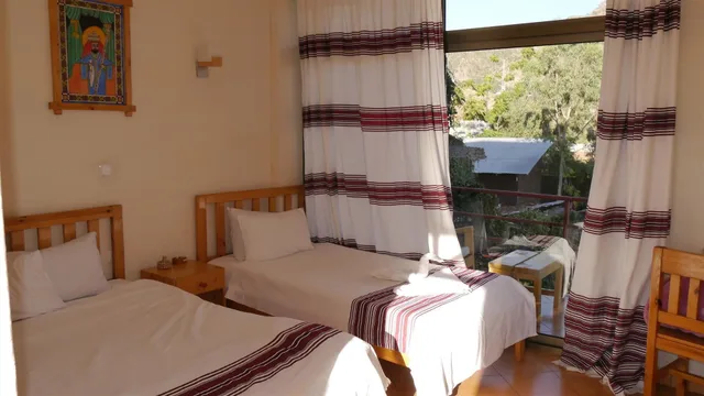 غرفة قياسية بإطلالة على الجبل بشرفة مفردة بسرير كوين، Sora Lodge Lalibela 10/10