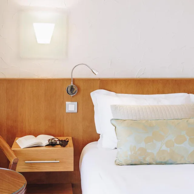غرفة بريفيليج بسرير مزدوج أو سريرين منفصلين بإطلالة على البحر، Hotel Alivi 6/8