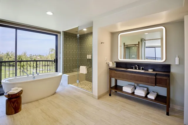 1 Bedroom, Presidential, Palace, Suite, King Bed, Ocean View، Hilton Waikoloa Village 3/4