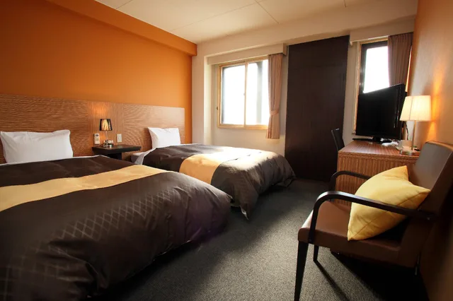 Standard, Twin Beds, Mountain View, Hotel 1-2-3 Kofu-Shingen Onsen 1/1