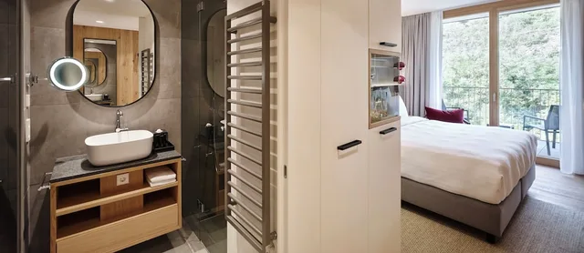 غرفة ديلوكس بسرير كوين بشرفة، Steigenberger Hotel And Spa Krems 4/4