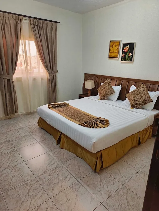 شقة بسرير كينج وسريرين منفصلين بغرفتي نوم، بنايه خليفه(Khalifa Tower Hotel Apartments) 2/4