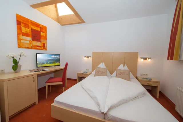 غرفة بسرير كوين بشرفة، Hotel Glaserer Haus 4/6