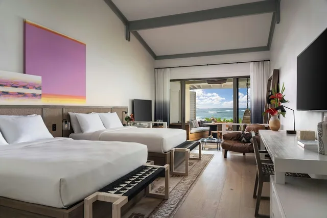Club, Bungalow, 2 Queen Beds, Ocean Front, Patio، The Ritz-Carlton O ahu, Turtle Bay 1/7