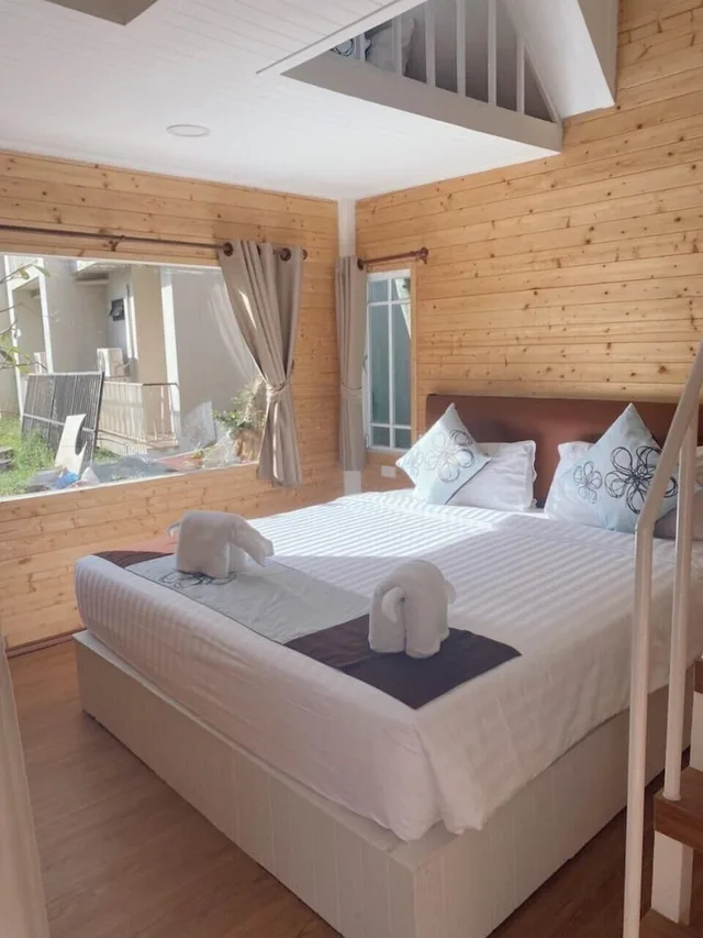 غرفة عائلية بسرير كوين وسرير فردي، Panlaan Boutique Resort 2/3