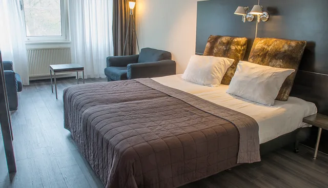 غرفة بسرير مزدوج لذوي الإعاقة، Fletcher Landgoed Hotel Avegoor 1/2