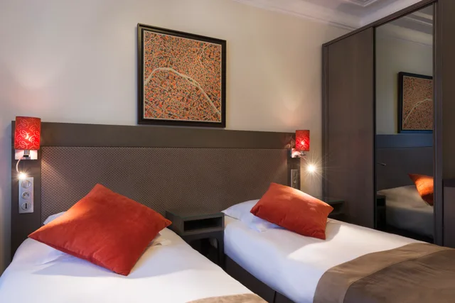 غرفة سوبيريور بسريرين منفصلين، Hotel La Regence Etoile 4/6