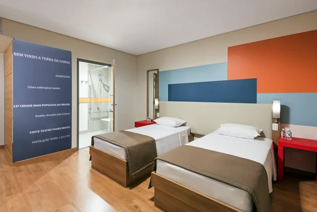 غرفة ديلوكس بسريرين منفصلين، TRYP by Wyndham Sao Paulo Guarulhos Airport 2/4