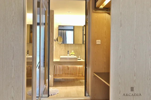 غرفة ديلوكس بسرير مزدوج بغرفة نوم واحدة، Arcadia Suites Bangkok 5/5