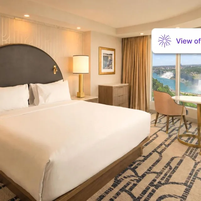 Presidential, 2 Rooms, Premium, Suite, King Bed, Falls View, Sofa، Embassy Suites By Hilton Niagara Falls Fallsview 1/2