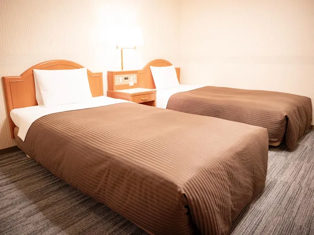 Room, Twin Beds, Smoking, Numazu Grand Hotel 6/7