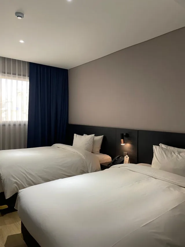غرفة عائلية بسريرين منفصلين، Rivertain Hotel Gyeongju 1/10
