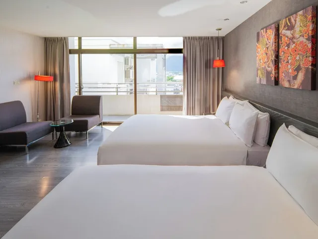 غرفة عائلية رباعية بسريرين كوين، Check Inn Select Hualien Linsen 9/10