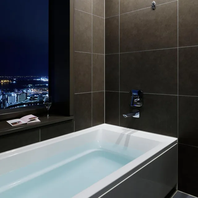 غرفة تنفيذية ركنية بسريرين منفصلين بإطلالة بحوض استحمام، Mitsui Garden Hotel Toyosu Premier 9/10
