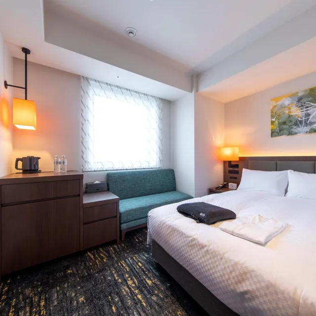 غرفة صغيرة بسرير مزدوج، Hotel Forza Nagoya Sakae 2/3