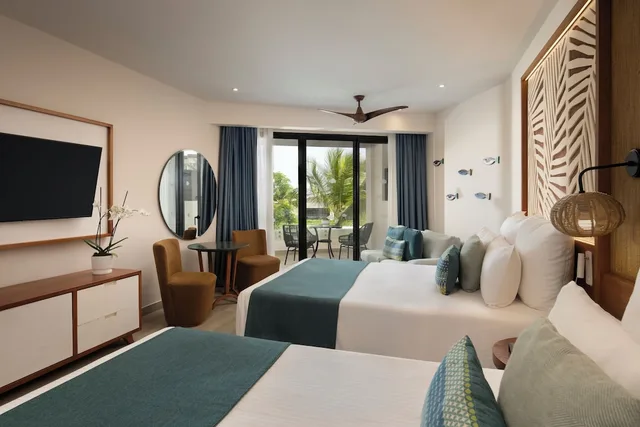 Junior Suite, 2 Double Beds, Tropical View, Dreams Macao Beach Punta Cana 3/8