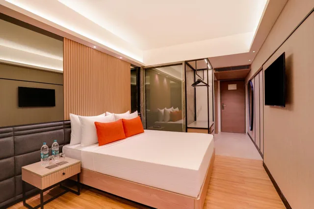 غرفة بريميير بسرير كوين، Grand Hometel Malad 1/1