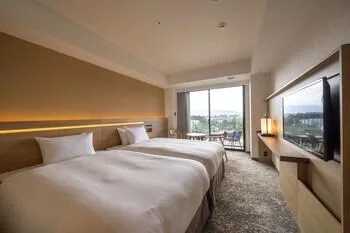 Room, 2 Double Beds, Park Side، Umekoji Potel KYOTO 1/1