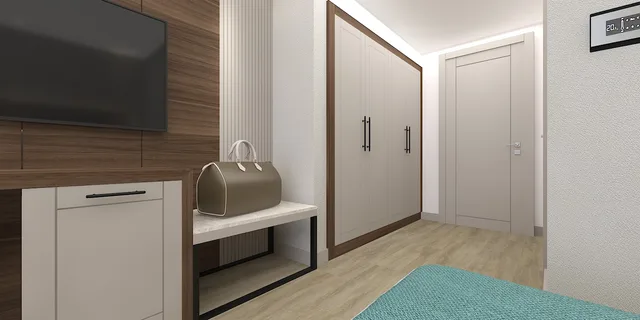 غرفة قياسية بسرير مزدوج، Side Moon Palace Hotel 3/5