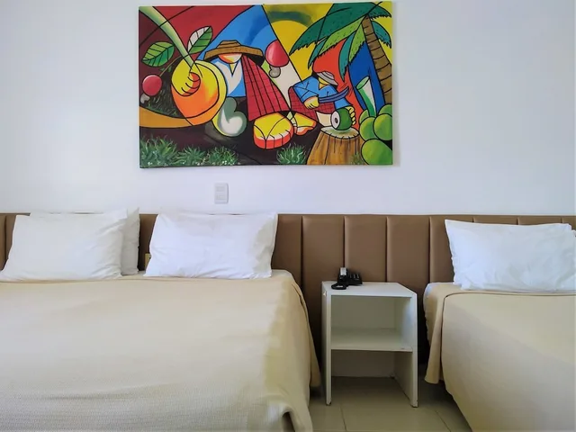 غرفة قياسية ثلاثية بثلاثة أسرّة، Simas Praia Hotel 4/7