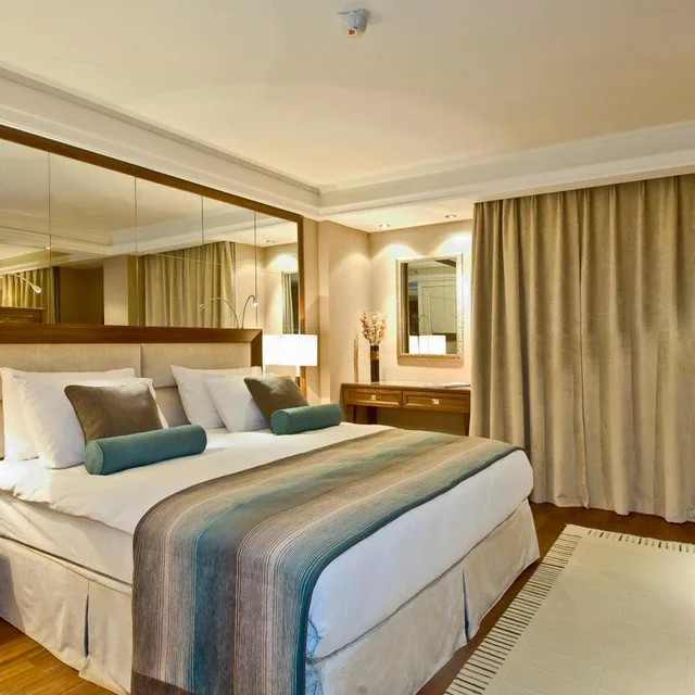 غرفة قياسية بسرير مزدوج أو سريرين منفصلين، Marigold Thermal And Spa Hotel Bursa 4/10