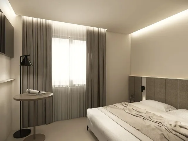 غرفة سوبيريور بشرفة مفردة بسرير كينج، Hotel Cristallo 1/2