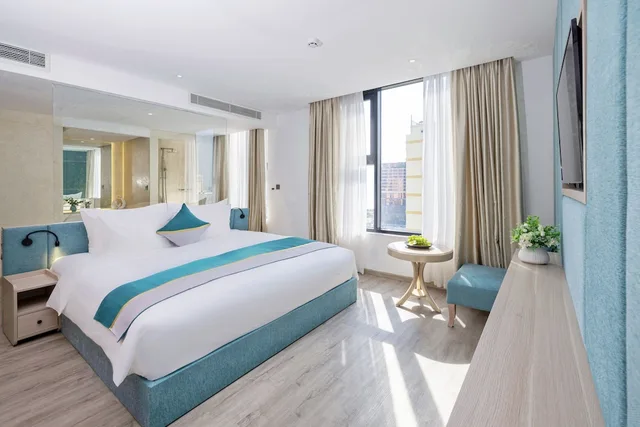 Premium, Deluxe, Double Bed, Partial Ocean View, No Balcony, Cicilia Hotels & Spa Danang 1/4