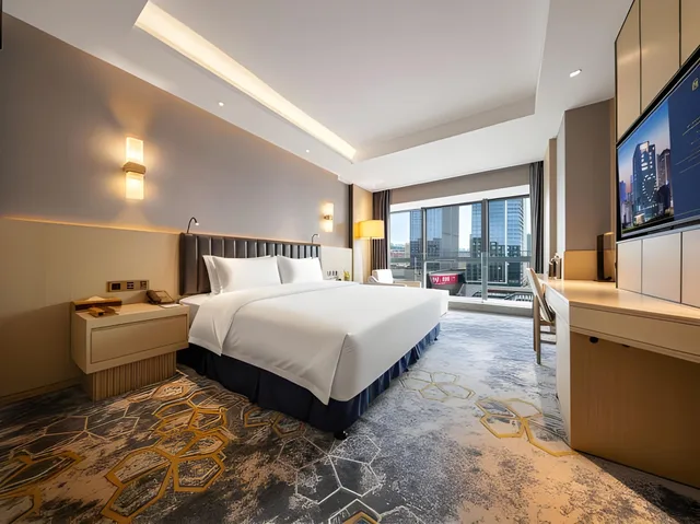 غرفة ديلوكس بسرير كينج، Grand Metropark Hotel Liyuan Chongqing 2/2
