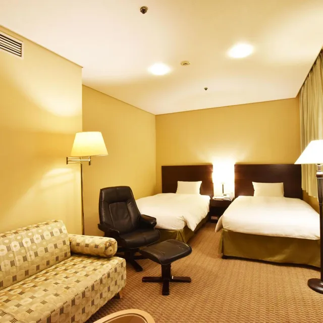 غرفة ديلوكس بسريرين منفصلين، Hotel Nikko Tsukuba (ex. Okura Frontier Tsukuba) 4/10