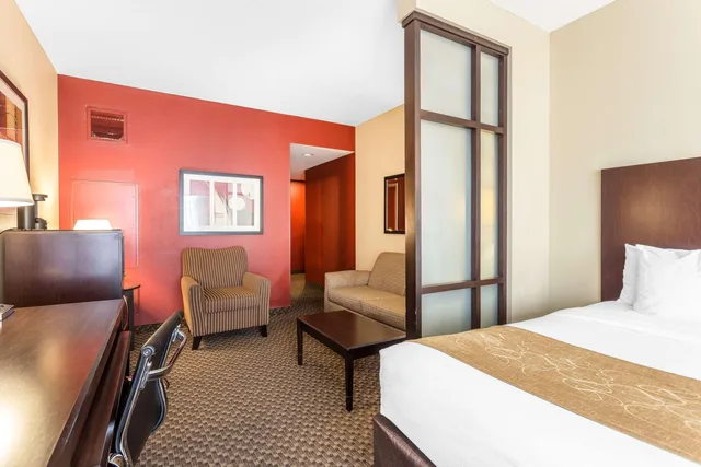 جناح بسرير كينج لذوي الإعاقة، Comfort Suites West of The Ashley 1/3