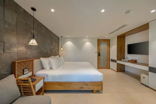 غرفة قياسية بسرير كينج بإطلالة على المدينة، Ponte Boutique Villa 2/2