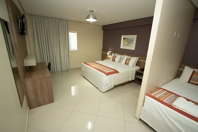 غرفة عائلية بسرير مزدوج وسريرين منفصلين، PAIAGUAS PALACE HOTEL 1/10