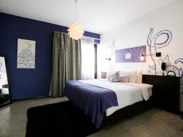 Room, Double or Twin Bed, Tantalo Hotel / Kitchen / Roofbar 1/2