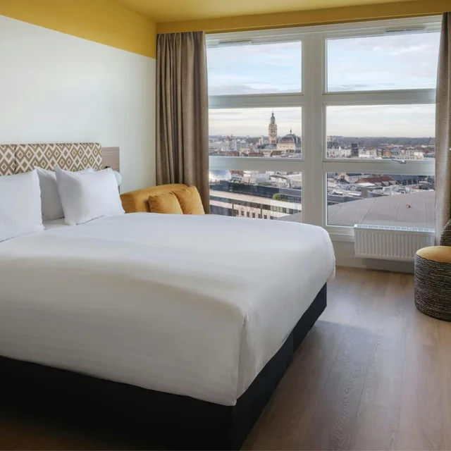 استوديو بسرير كينج بإطلالة على المدينة مع أريكة، Residence Inn by Marriott Lille 1/4