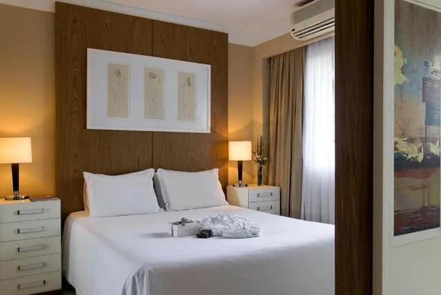 غرفة سوبيريور فاخرة ثلاثية بسرير مزدوج مع أريكة، Intercity Porto Alegre Praia de Belas 1/1