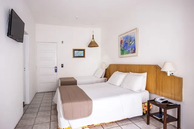 غرفة قياسية بسرير مزدوج وسرير فردي في الطابق الأرضي، Ilhabela Hotel 3/10