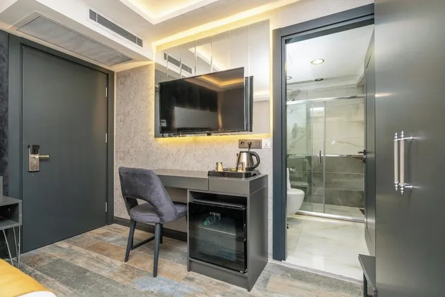 غرفة قياسية بسرير مزدوج بإطلالة على المدينة، Eva Otel 3/3